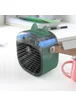 Настольный вентилятор F12 с подставкой для телефона и водяным охлаждением 4000mAh Green