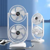 Настольный вентилятор S30 Dual-Fan 3000mAh White