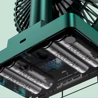 Настольный вентилятор DF11-B with clock 7200 mAh Green