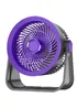 Портативний вентилятор S35 Built-in aromatherapy/mosquito repellent box 2400mAh Black / Purple