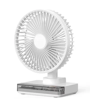 Настільний вентилятор DF11-B with clock 7200 mAh White