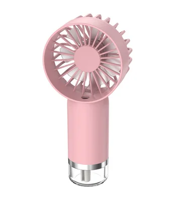 Портативный вентилятор SL610 с водяным охлаждением 500mAh Pink