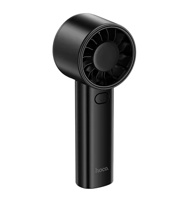 Портативный вентилятор Hoco HX600 handheld folding fan 1200 mAh Black