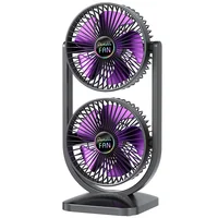 Настольный вентилятор S30 Dual-Fan 3000mAh Black