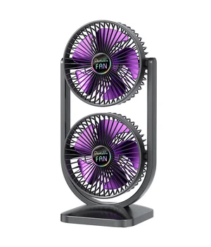 Настольный вентилятор S30 Dual-Fan 3000mAh Black