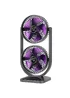 Настільний вентилятор S30 Dual-Fan 3000mAh Black