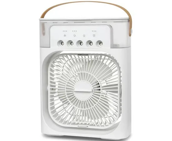 Настольный вентилятор Spray Fan-B 2in1 с регулировкой угла наклона и водяным охлаждением White