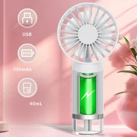 Портативний вентилятор SL610 з водяним охолодженням 500mAh White