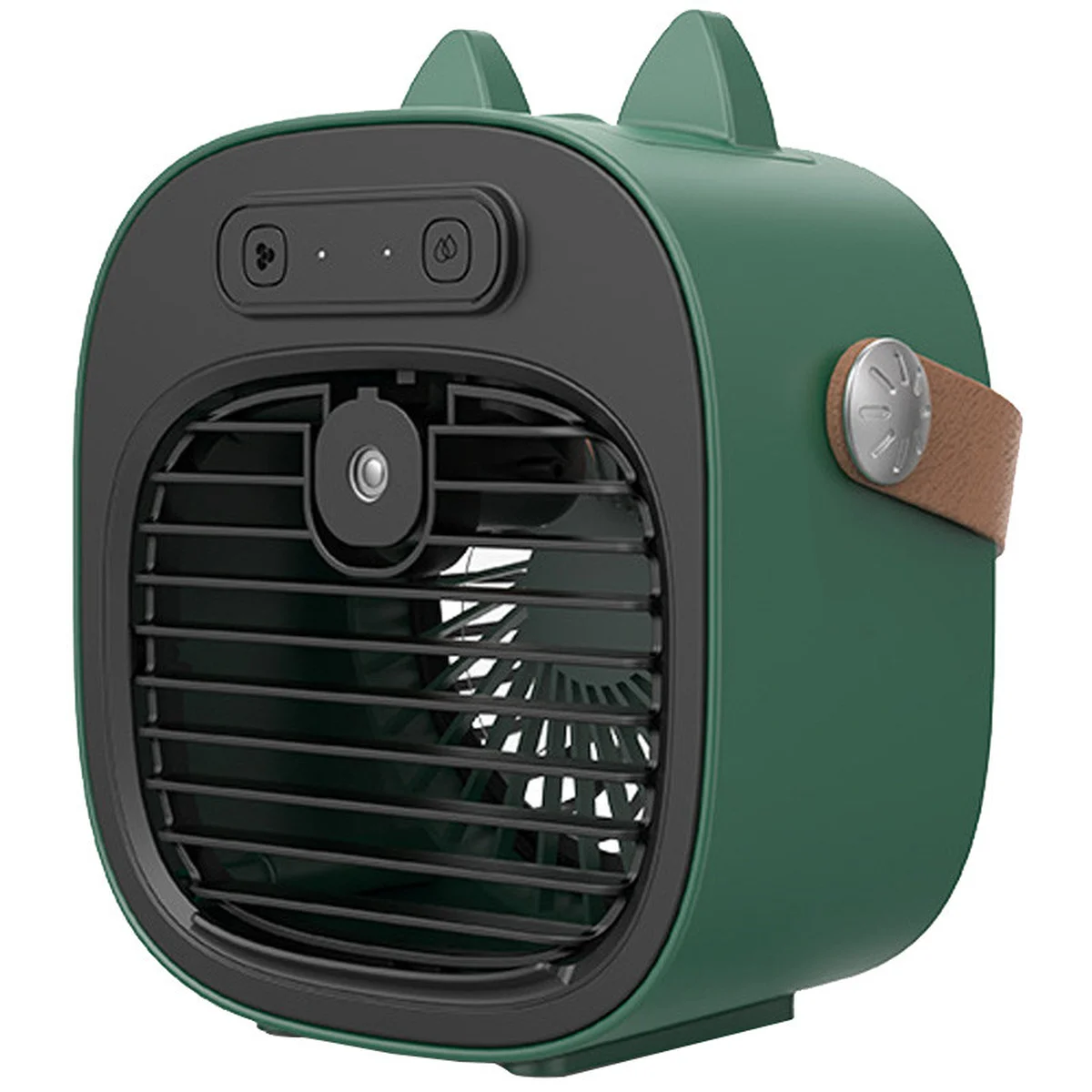 Настільний вентилятор F12 з підставкою для телефону та водяним охолодженням 4000mAh Green
