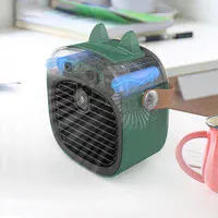 Настільний вентилятор F12 з підставкою для телефону та водяним охолодженням 4000mAh Green