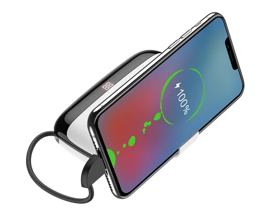 Портативное зарядное устройство Power Bank Hoco S29 for MicroUSB 10000 mAh Белый