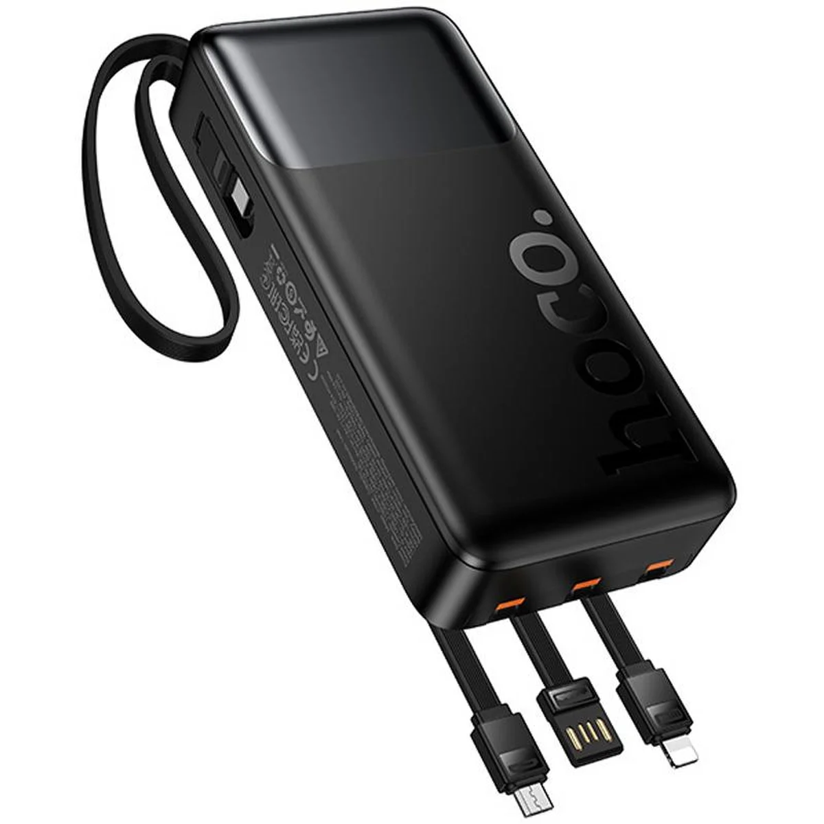 Портативное ЗУ Power Bank Hoco J156A Founder 22.5W+PD20W with 4 cables 20000 mAh Black