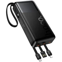 Портативное ЗУ Power Bank Hoco J156A Founder 22.5W+PD20W with 4 cables 20000 mAh Black