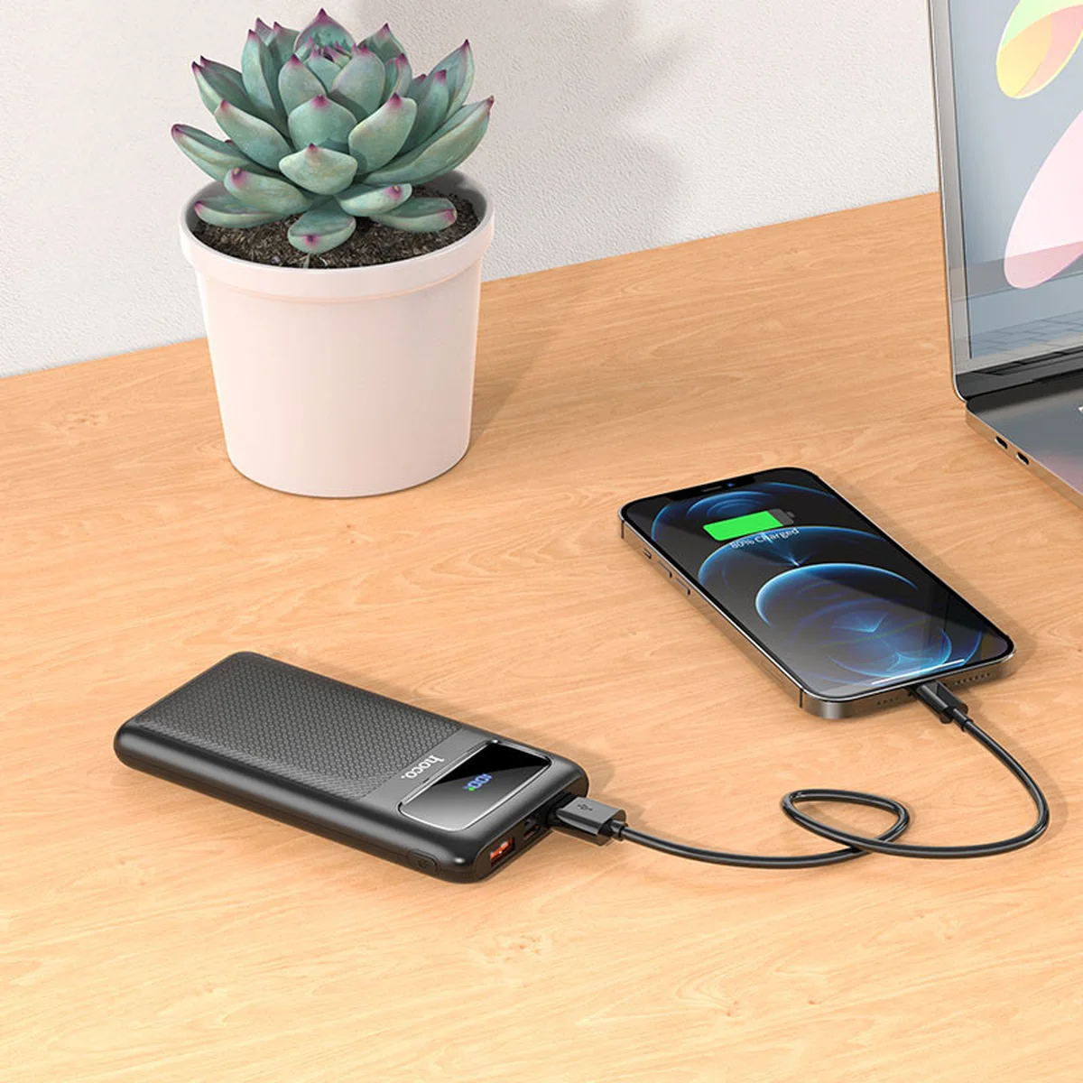Портативное зарядное устройство Power Bank Hoco J81 10000 mAh Черный