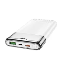 Портативное зарядное устройство Power Bank Hoco J63 "Velocity" PD+QC3.0 с БЗУ 10000 mAh Белый