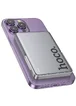Портативное ЗУ Power Bank Hoco Q36 Sunlight magnetic suction+holder PD20W с БЗУ 5000 mAh Metal grey