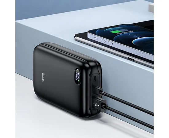 Портативное зарядное устройство Power Bank Hoco Q2A Galax 20000 mAh Черный