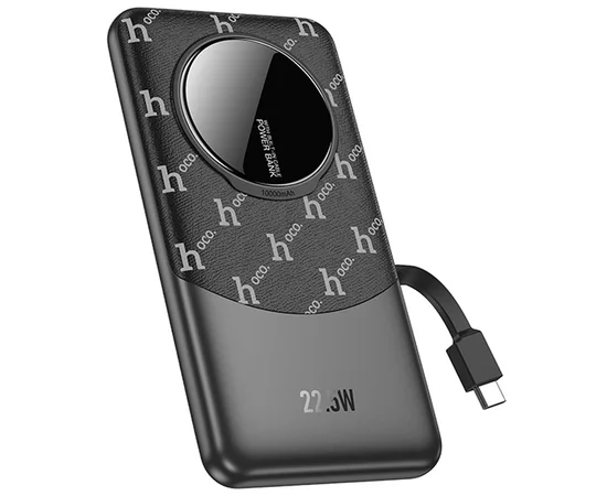 Портативное ЗУ Power Bank Hoco Q29 Nobility 22.5W+PD20W + Type-C 10000 mAh Black