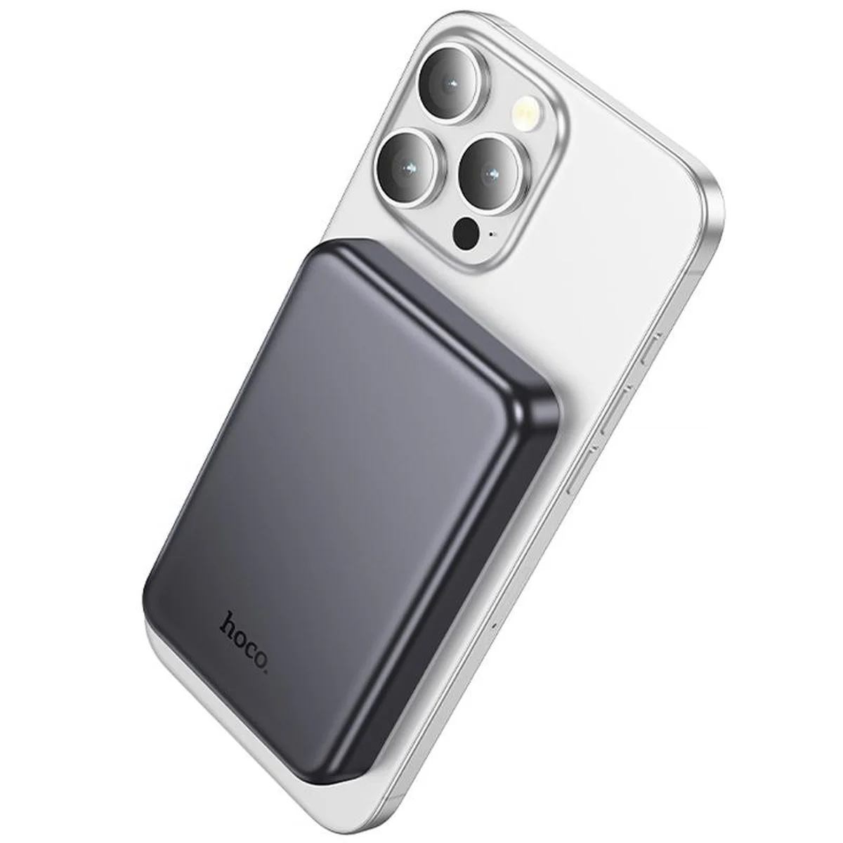 Портативное ЗУ Power Bank Hoco J160 Original с БЗУ 5000 mAh Metal gray