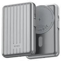 Портативное ЗУ Power Bank WIWU PP03 Trunk Series 22.5W с БЗУ 10000 mAh Silver