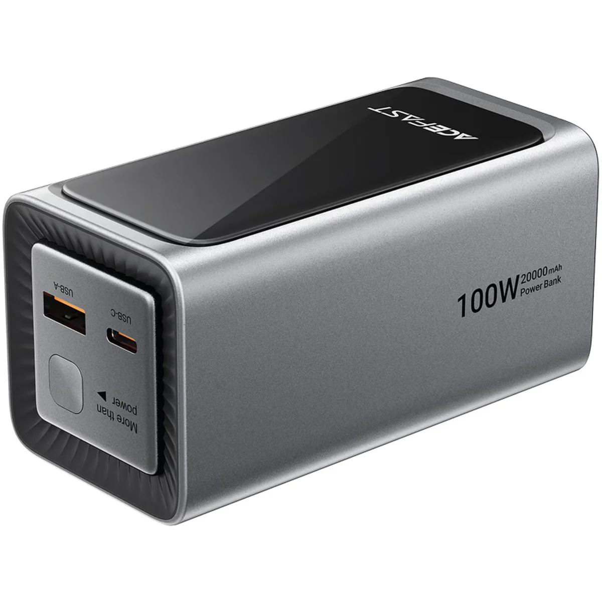 Портативное ЗУ Power Bank Acefast M33 100W 20000 mAh Metal gray