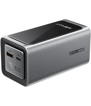 Портативное ЗУ Power Bank Acefast M33 100W 20000 mAh Metal gray