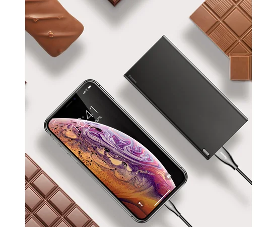 Портативное зарядное устройство Power Bank Baseus Choc 10000 mAh Черный