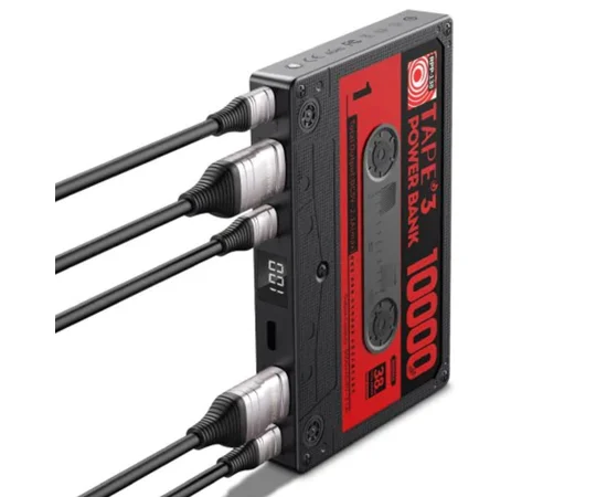 Портативное зарядное устройство Power Bank Remax Tape3 RPP-138 10000 mAh Черный