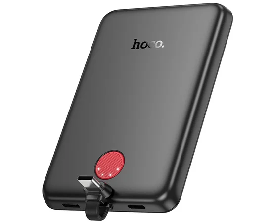 Портативное ЗУ Power Bank Hoco J133 Triumph PD20W с БЗУ + Type-C 5000 mAh Black