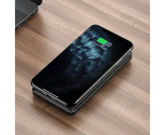 Портативное зарядное устройство Power Bank Hoco J50 "Surf" 10000 mAh  Черный