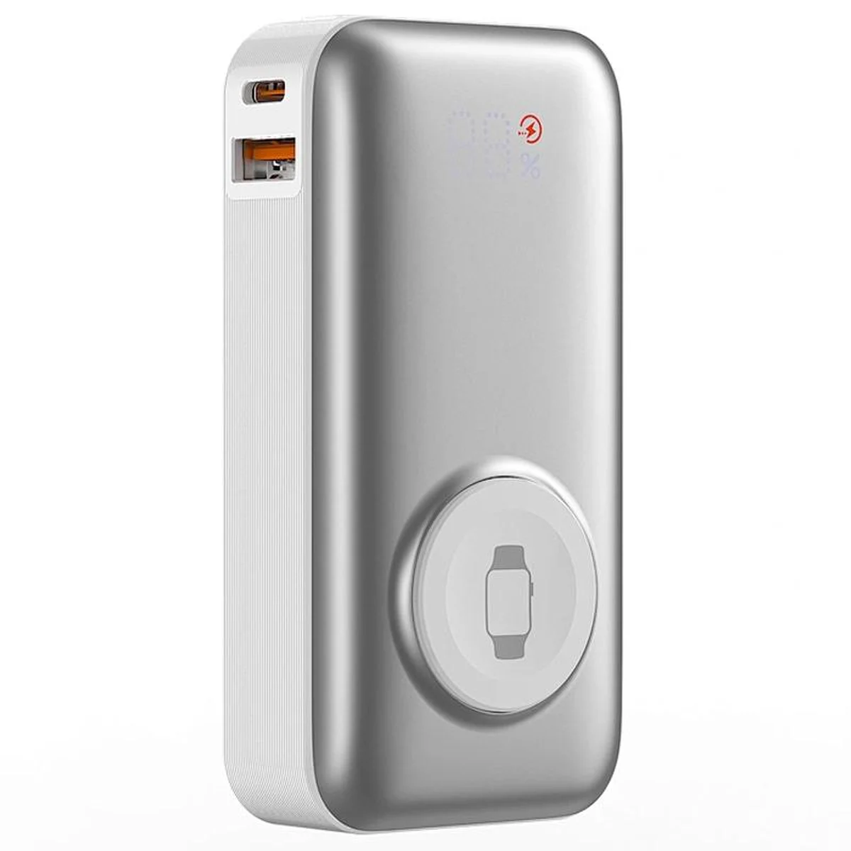 Портативне ЗУ Power Bank WIWU Wi-P027 Elite 22.5W with cable 10000 mAh Silver