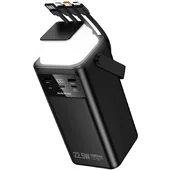 Портативне ЗУ Power Bank Borofone BJ65B High 22.5W+PD20W with cable 80000 mAh Black