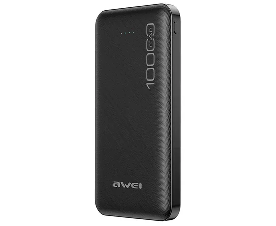 Портативное зарядное устройство AWEI P28K 10000mAh Черный