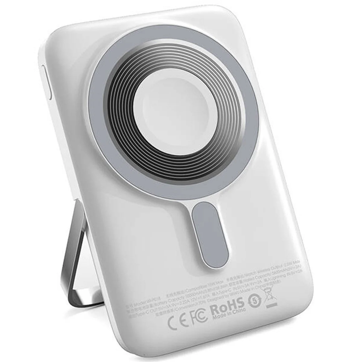 Портативное ЗУ Power Bank WIWU Wi-P018 с БЗУ 15W 10000 mAh White