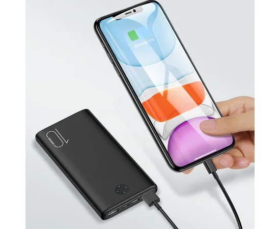 Портативное зарядное устройство Power bank Usams US-CD137 PB52 Dual USB 10000mAh Черный