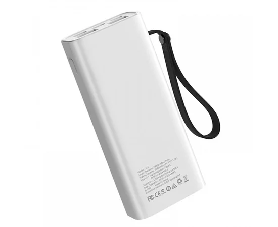 Портативное зарядное устройство Power Bank Hoco J41 "Treasure" 10000 mAh Белый
