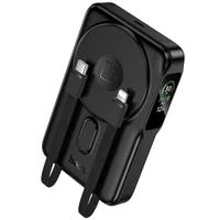 Портативне ЗУ Power Bank Hoco Q48 Core PD20W із БЗП+iWatch 10000 mAh Black