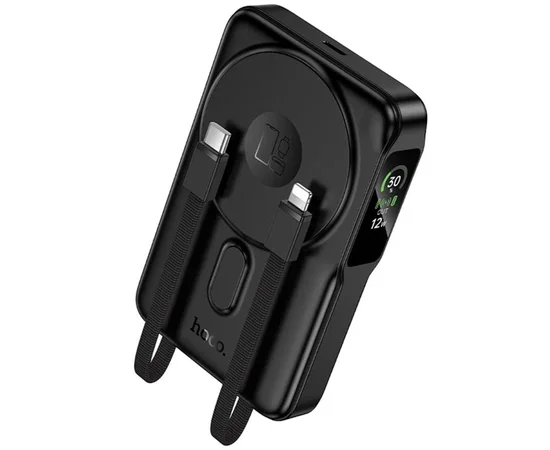 Портативное ЗУ Power Bank Hoco Q48 Core PD20W с БЗУ+iWatch 10000 mAh Black