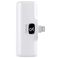 Портативне ЗУ Power Bank WIWU Wi-P017-L Lightning 5000 mAh White