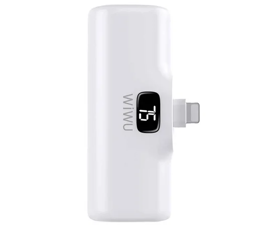 Портативное ЗУ Power Bank WIWU Wi-P017-L Lightning 5000 mAh White