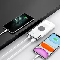 Портативное зарядное устройство Power Bank Hoco J63 "Velocity" PD+QC3.0 с БЗУ 10000 mAh Белый