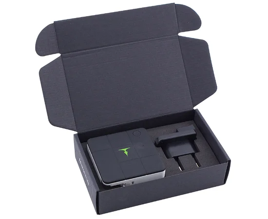 Сетевое и портативное зарядное устройство T-phox (2в1 сам себя заряжает) (5000mAh 2USB 2.4A) (EU) Черный / Белый