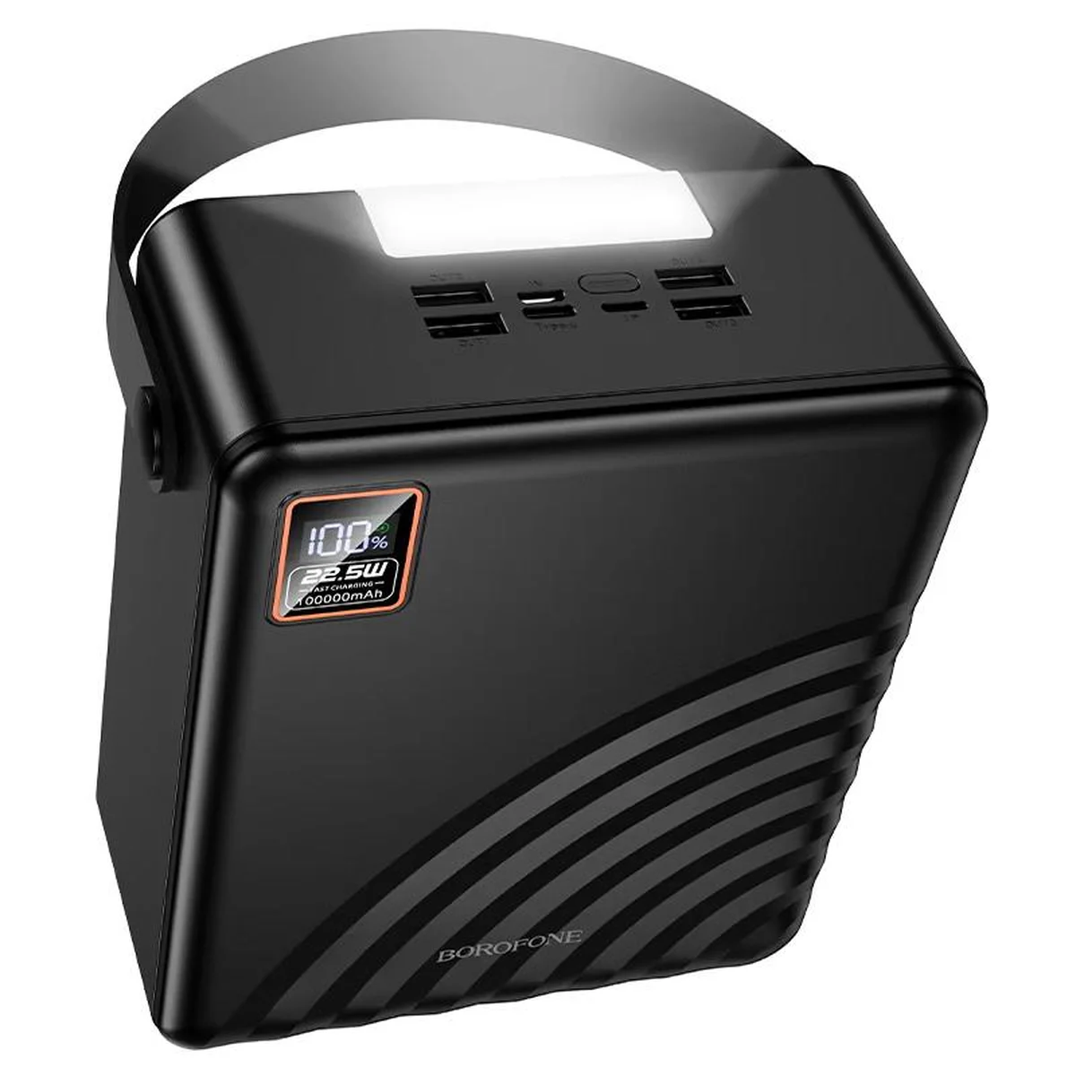 Портативное ЗУ Power Bank Borofone BJ85 Myriad 22.5W+PD20W with lighting 100000 mAh Black