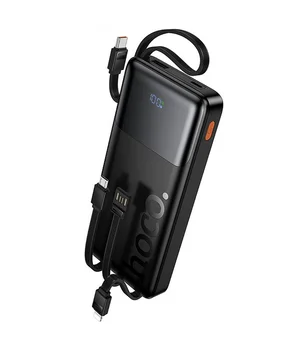 Портативное ЗУ Power Bank Hoco J156 Founder 22.5W+PD20W with 4 cables 10000 mAh Black