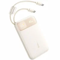 Портативное ЗУ Power Bank Baseus EnerFill FC11 PD22.5W with cable 10000 mAh (2USB-C) (E0027R) Biege