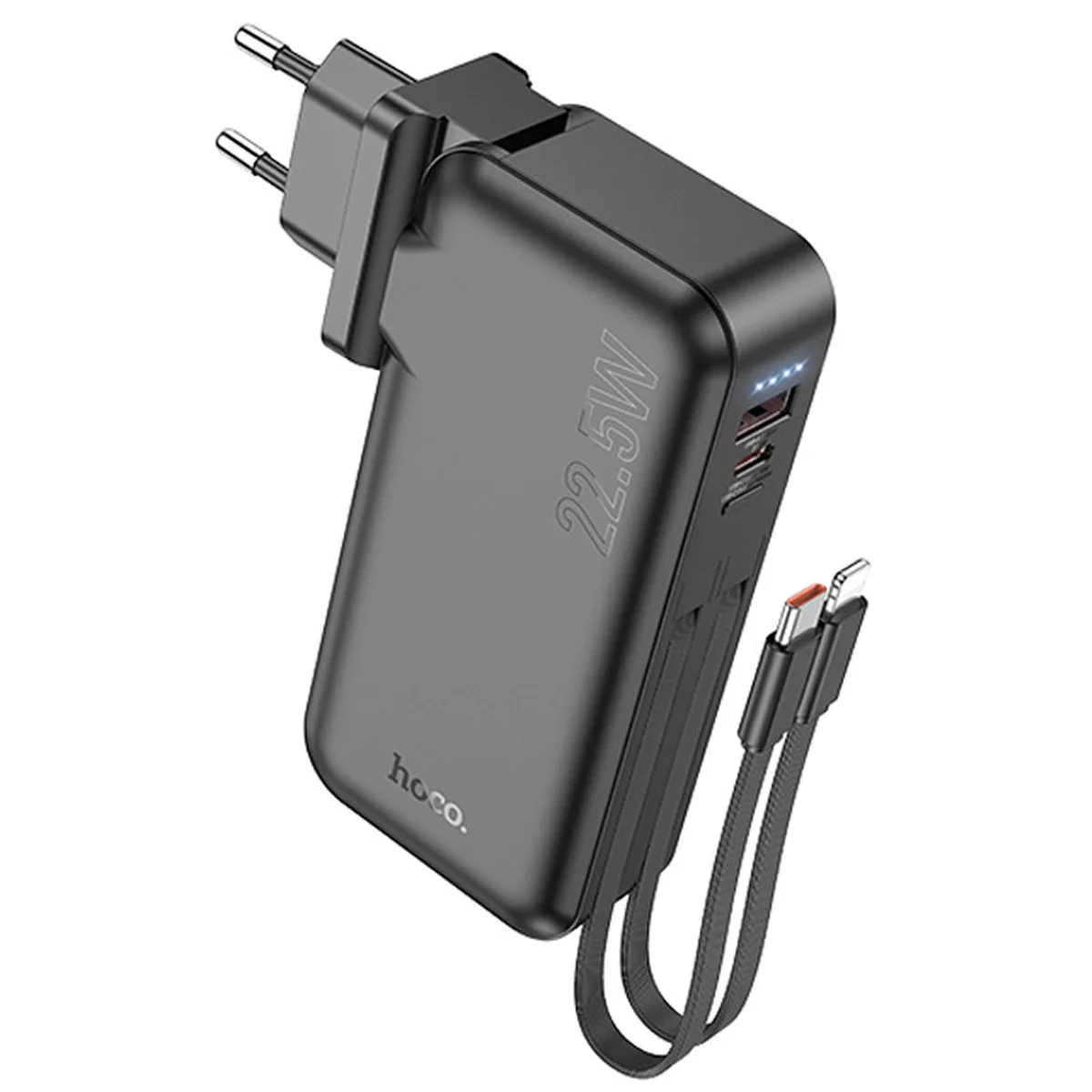 Портативное ЗУ Power Bank Hoco J126 Travel 22.5W 10000 mAh Black