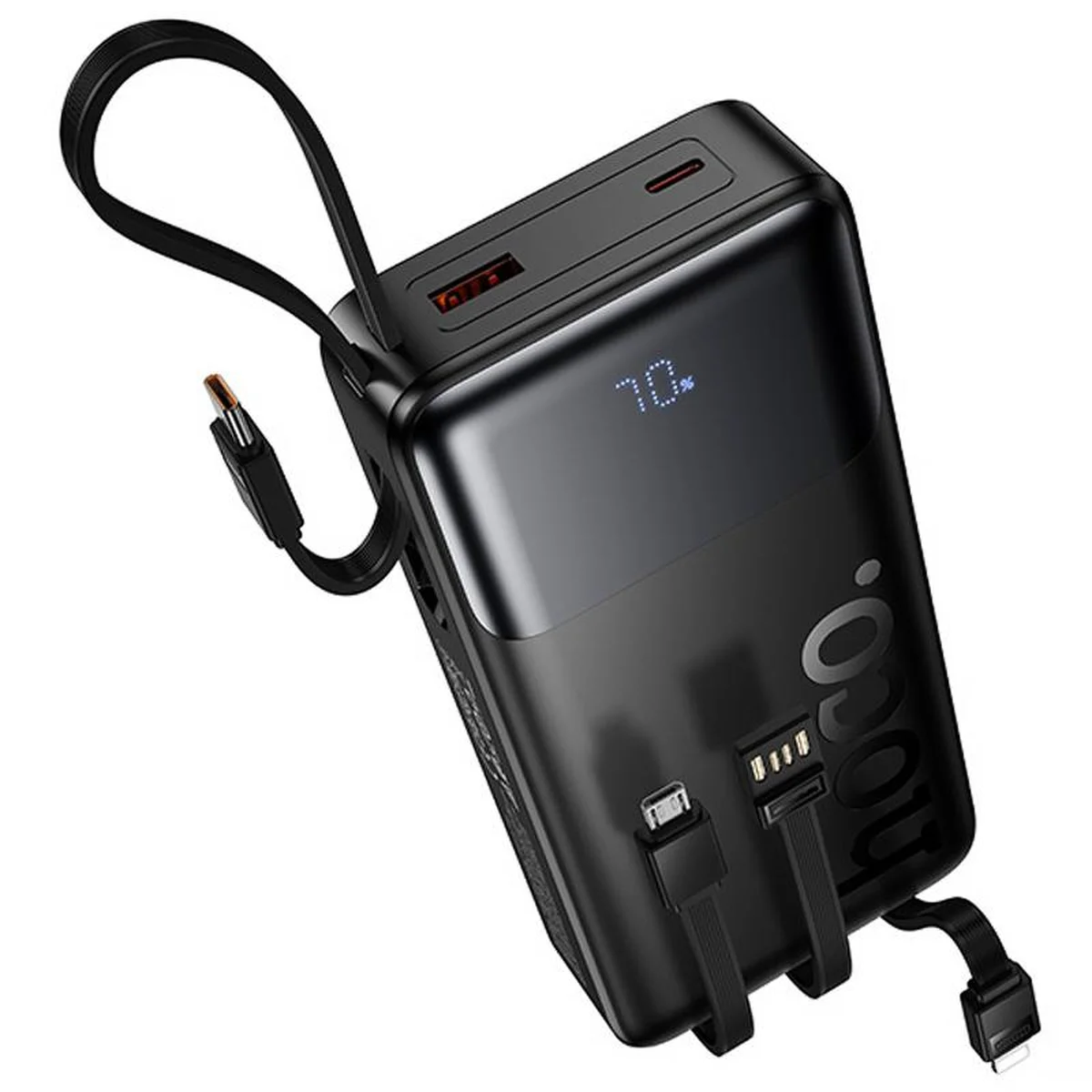 Портативное ЗУ Power Bank Hoco J156A Founder 22.5W+PD20W with 4 cables 20000 mAh Black