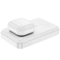 Портативное ЗУ Power Bank WIWU Wi-P061 22.5W+PD20W с БЗУ+iWatch with cable 10000 mAh White