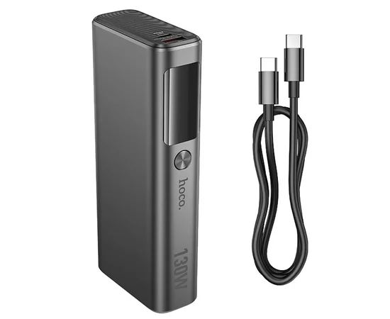 Портативное ЗУ Power Bank Hoco Q17B Electric 130W 20000 mAh Space Gray
