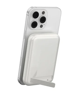 Портативное ЗУ Power Bank WIWU P064 Classic PD22.5W с БЗУ + holder 10000 mAh White